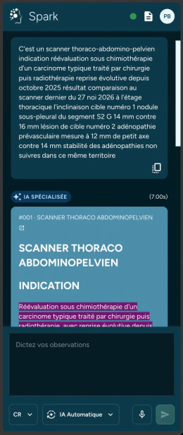 Compte rendu structuré généré par Spark